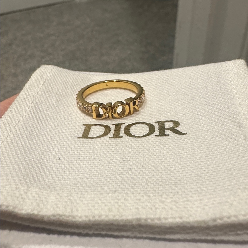 Dior Gold Ring Size L